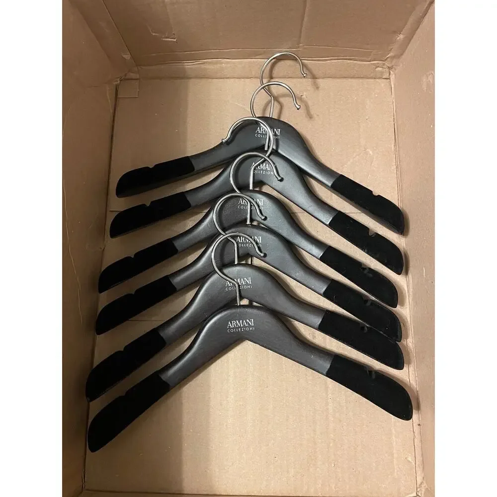 Armani Collezioni Wooden Velvet-Ended Suit Jacket/Coat Hanger!